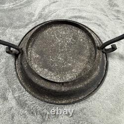 Iron Wall Antique Rustic Hanging Candle Lantern Farmhouse Cabin No Glass Globe