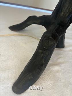 JAPANESE ANTIQUE CAST TREE FORM PAGODA LANTERN ELECTRIFIED Rare