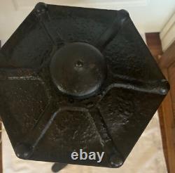 JAPANESE ANTIQUE CAST TREE FORM PAGODA LANTERN ELECTRIFIED Rare