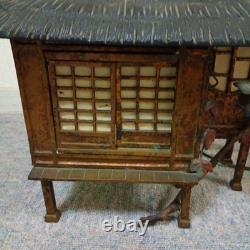 Japanese Antique Copper Kuzuya Lantern Vintage Garden Pagoda Ornament Zen Decor
