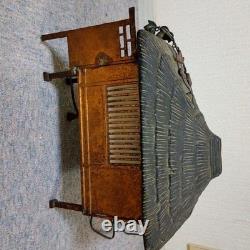 Japanese Antique Copper Kuzuya Lantern Vintage Garden Pagoda Ornament Zen Decor