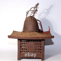 Japanese Vintage Iron Lantern ornament Toro Temple Buddhism BOS946
