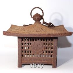Japanese Vintage Iron Lantern ornament Toro Temple Buddhism BOS946