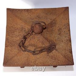 Japanese Vintage Iron Lantern ornament Toro Temple Buddhism BOS946