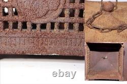 Japanese Vintage Iron Lantern ornament Toro Temple Buddhism BOS946
