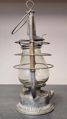 KAESTNER & TOBELMANN Panzer kerosene lamp vintage lantern Germany