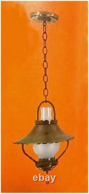 LAVERY 1-Light RANCH LANTERN Vintage Fixture Retro ANTIQUE BRASS NEW 53AB