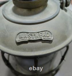 Lamp Brass Oil Lantern Ship Maritime Antique Nautical Brass Vintage Nasthead Vtg