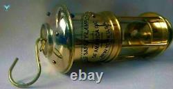 Lamps Miner Lantern Oil Set Brass Ship Antique Vintage Nautical Décor 4 Piece