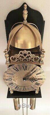 Lantern Clock John Smith London Vintage Wall Chain Driven 8 Day Chair Mount