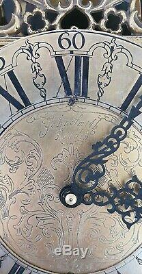 Lantern Clock John Smith London Vintage Wall Chain Driven 8 Day Chair Mount