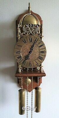 Lantern Wall Clock Rob Evens Vintage Chain Driven 8 Day Seperate Chair Mount