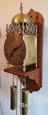 Lantern Wall Clock Rob Evens Vintage Chain Driven 8 Day Seperate Chair Mount