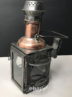 Lantern from Train railway Fanal Vintage antique Antique