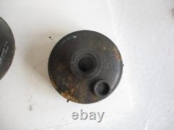Large Antique Ship's Pressed Steel Marine Lantern