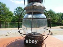 Large Antique Vintage Perko Onion Signal Lantern Ship Boat Nautical Light