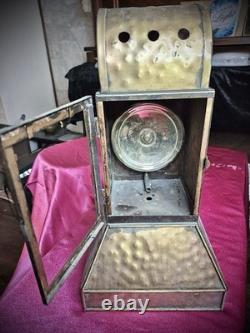 Large Rare Antique / Vintage Brass Lantern 20 Nautical Cool Rustic Decor