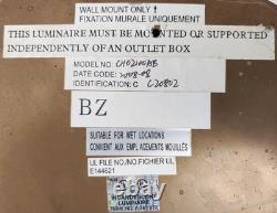 Large Train Headlamp Lantern Antique Brass Exterior Wall Sconce Electric Repro