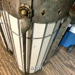 Large Vintage Gothic Benedictine Cathedral Pendant Lantern Light 65 High