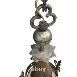 Large Vintage Gothic Cathedral Sconce Lantern Ecclesiastical Light