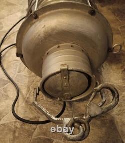 Lg Heavy Vtg. Durkee Marine Staten Island NY Ship Lantern Remade Electric Light