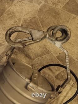 Lg Heavy Vtg. Durkee Marine Staten Island NY Ship Lantern Remade Electric Light