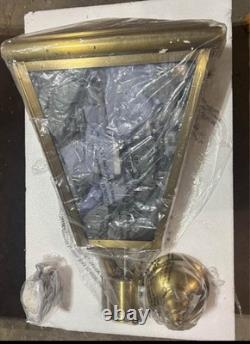 Livex Lighting Adams Outdoor Extra Large Antique Brass Post Top Lantern