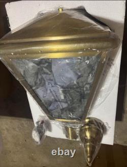 Livex Lighting Adams Outdoor Extra Large Antique Brass Post Top Lantern