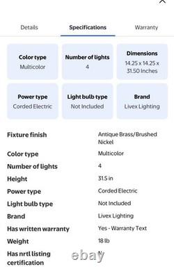Livex Lighting Adams Outdoor Extra Large Antique Brass Post Top Lantern