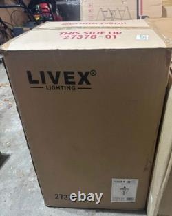 Livex Lighting Adams Outdoor Extra Large Antique Brass Post Top Lantern