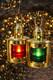 Lot Of 2 Piece Night Lights Vintage Brass Ship Oil Lantern Nautical Marine Lamp