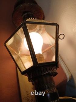 Lot Of 2 Vintage Outside, inside Porch Brass Wall Sconce Light Porch Lantern