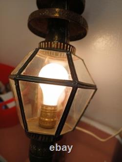 Lot Of 2 Vintage Outside, inside Porch Brass Wall Sconce Light Porch Lantern