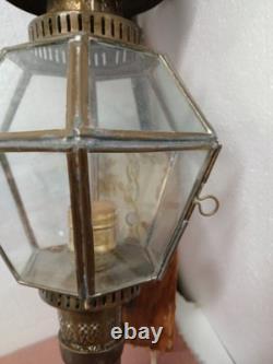 Lot Of 2 Vintage Outside, inside Porch Brass Wall Sconce Light Porch Lantern