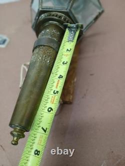 Lot Of 2 Vintage Outside, inside Porch Brass Wall Sconce Light Porch Lantern