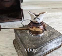 Lot of 2 Copper SHERWOODS Oil Lamp LANTERN Nautical Railroad Antique Vintage