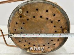 Lot of 3 Antique Nautical Ship Lanterns Copper Kerosene SE Vintage Lights