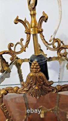 Louis XVI Style Lantern Light Gold Gild
