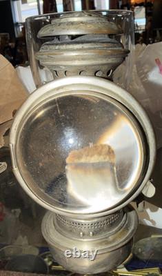MB & Co. Antique Bicycle or Miners Kerosene Safety Lamp Vintage The Dazzler