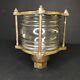 Marine Lantern Antique Vintage Holophane Glass Bronze From Britanny