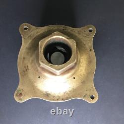 Marine Lantern Antique Vintage Holophane Glass Bronze From Britanny