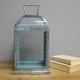 Metal and glass vintage candle lantern antique