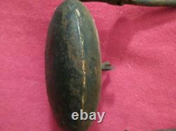 Miners Lamp Tunnel Lantern Cast Iron Lenticular France Antique 1800s Original
