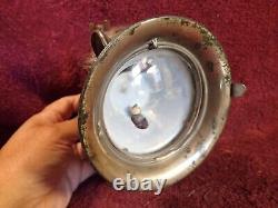 NICE CONDITION ANTIQUE OLD VINTAGE BICYCLE CARBIDE LAMP LANTERN w ORIGINAL GLASS