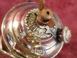 NICE CONDITION ANTIQUE OLD VINTAGE BICYCLE CARBIDE LAMP LANTERN w ORIGINAL GLASS