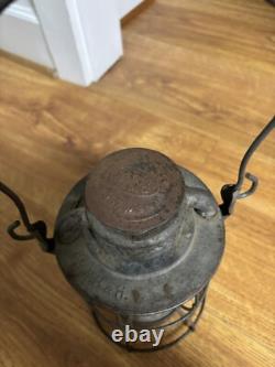 NY, NH, & H Railroad Lantern Antique Vintage Deitz Vesta