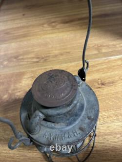 NY, NH, & H Railroad Lantern Antique Vintage Deitz Vesta