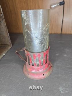 Nathaniel Tufts Antique Tin Port Lantern Patent 1873 Swivel Top Rare Ship Light