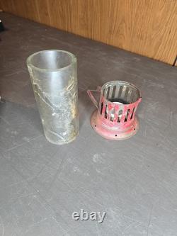 Nathaniel Tufts Antique Tin Port Lantern Patent 1873 Swivel Top Rare Ship Light