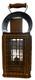 = Nautical Brass Portable Oil Caged Lantern Sherwood Wedge Kerosene Lamp